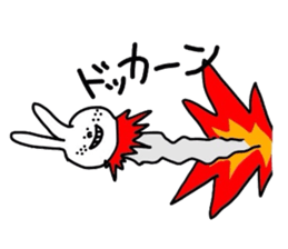 Strong rabbit sticker #4506599