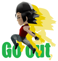 Hip hop3D sticker #4506972