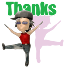 Hip hop3D sticker #4506975