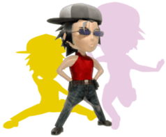 Hip hop3D sticker #4506977