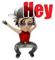 Hip hop3D sticker #4506988