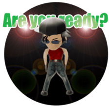 Hip hop3D sticker #4506990