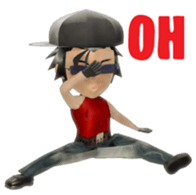 Hip hop3D sticker #4506994