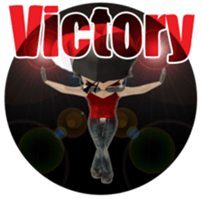 Hip hop3D sticker #4507001