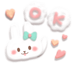 Mr. soft cute rabbit sticker #4507328