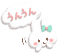 Mr. soft cute rabbit sticker #4507331