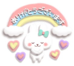 Mr. soft cute rabbit sticker #4507333