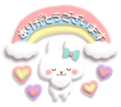 Mr. soft cute rabbit sticker #4507333