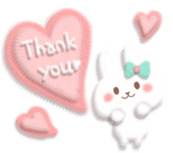 Mr. soft cute rabbit sticker #4507334