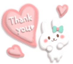Mr. soft cute rabbit sticker #4507334