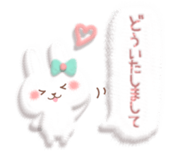 Mr. soft cute rabbit sticker #4507335