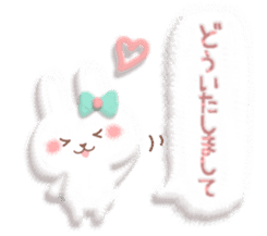 Mr. soft cute rabbit sticker #4507335