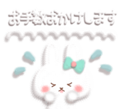 Mr. soft cute rabbit sticker #4507338
