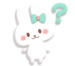 Mr. soft cute rabbit sticker #4507340