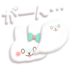 Mr. soft cute rabbit sticker #4507343
