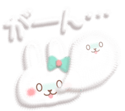 Mr. soft cute rabbit sticker #4507343