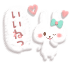 Mr. soft cute rabbit sticker #4507345