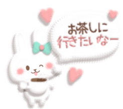 Mr. soft cute rabbit sticker #4507353
