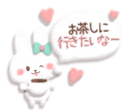 Mr. soft cute rabbit sticker #4507353