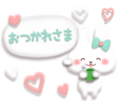 Mr. soft cute rabbit sticker #4507356