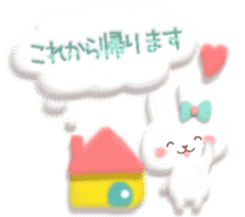 Mr. soft cute rabbit sticker #4507358