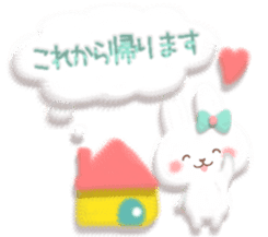 Mr. soft cute rabbit sticker #4507358