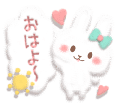 Mr. soft cute rabbit sticker #4507361