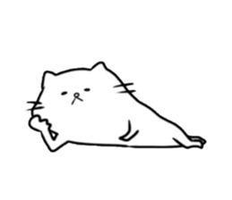 Lethargic cat. sticker #4507478