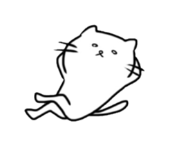 Lethargic cat. sticker #4507482