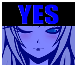 Girl's feeling sticker #4507564