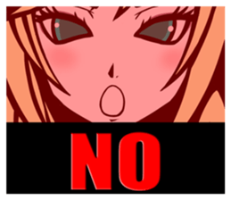 Girl's feeling sticker #4507565