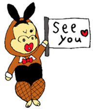 Gorilla women sticker #4507910