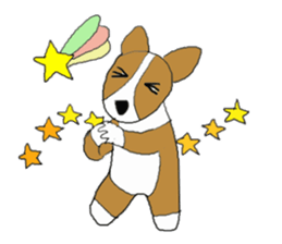 Love, healing corgi dog 2 sticker #4508010