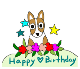 Love, healing corgi dog 2 sticker #4508041