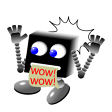 Black Cube sticker #4508128