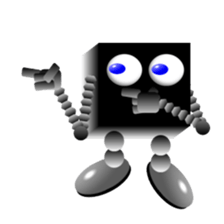 Black Cube sticker #4508137