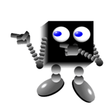 Black Cube sticker #4508137