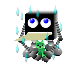 Black Cube sticker #4508141