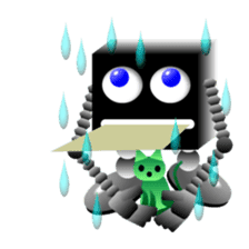 Black Cube sticker #4508141