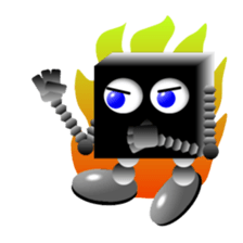 Black Cube sticker #4508154