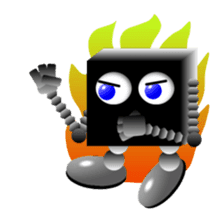 Black Cube sticker #4508154