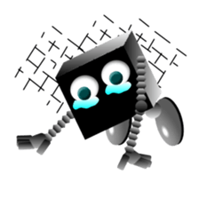 Black Cube sticker #4508157