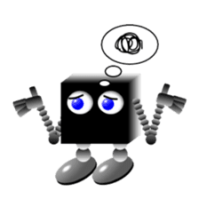 Black Cube sticker #4508159