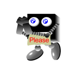 Black Cube sticker #4508160