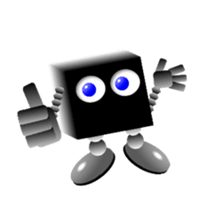 Black Cube sticker #4508166