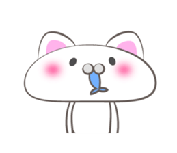 Annoying mushroom cat sticker #4508304