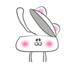 Annoying mushroom cat sticker #4508310