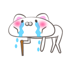 Annoying mushroom cat sticker #4508311