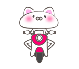 Annoying mushroom cat sticker #4508322