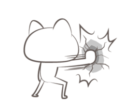 Annoying mushroom cat sticker #4508327